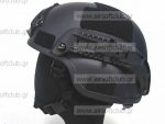 MICH TC-2000 ACH Helmet w/NVG Mount & Side Rail BK